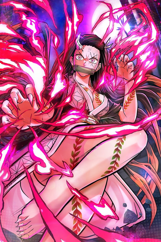 Pink Demon Claws Plexi Glass Wall Art