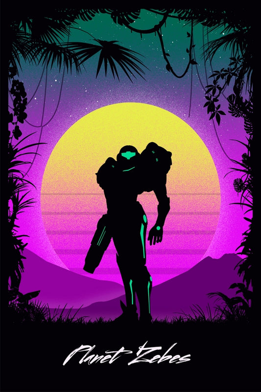 Planet Zebes Plexi Glass Wall Art