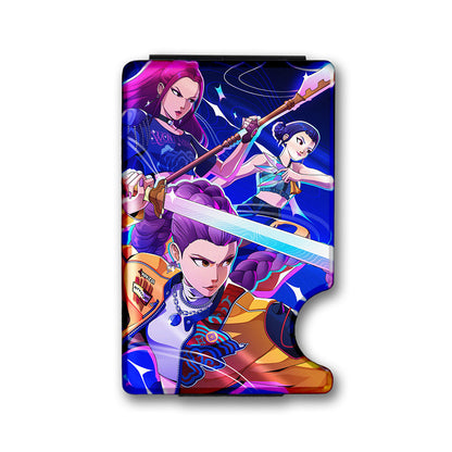 Pop Hunters Plexi Glass Acrylic Backed Metal Wallet