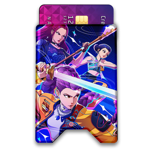 Pop Hunters Plexi Glass Acrylic Backed 3D Printed Ultra Slim and Compact Wallet