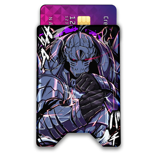 Possessed Fighting Suit Plexi Glass Acrylic Backed 3D Printed Ultra Slim and Compact Wallet