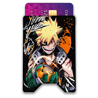 Power Up Plexi Glass Acrylic Backed 3D Printed Ultra Slim and Compact Wallet