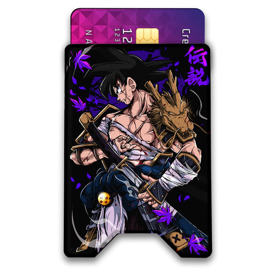 Powered Samurai Plexi Glass Acrylic Backed 3D Printed Ultra Slim and Compact Wallet