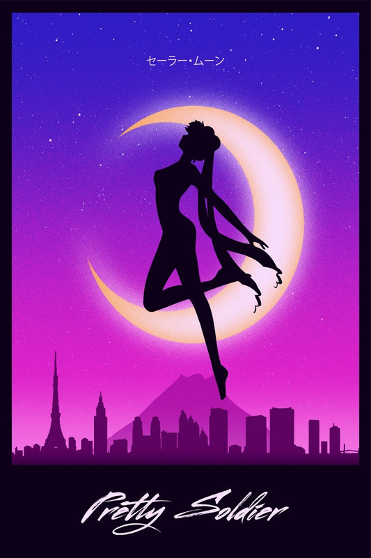 Pretty Sailor Soldier Plexi Glass Wall Art