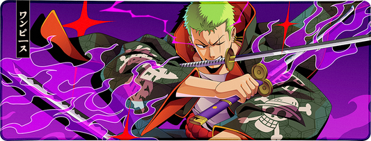 Purple Blaze Large Mouse Pad