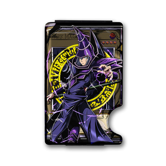 Purple Stance Plexi Glass Acrylic Backed Metal Wallet