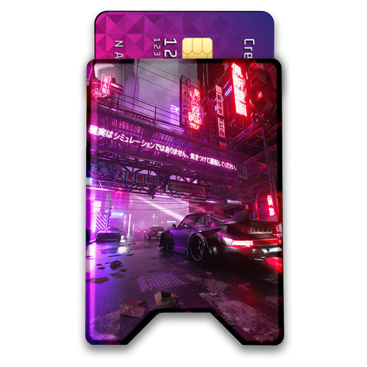 RWB Cyber Plexi Glass Acrylic Backed 3D Printed Ultra Slim and Compact Wallet