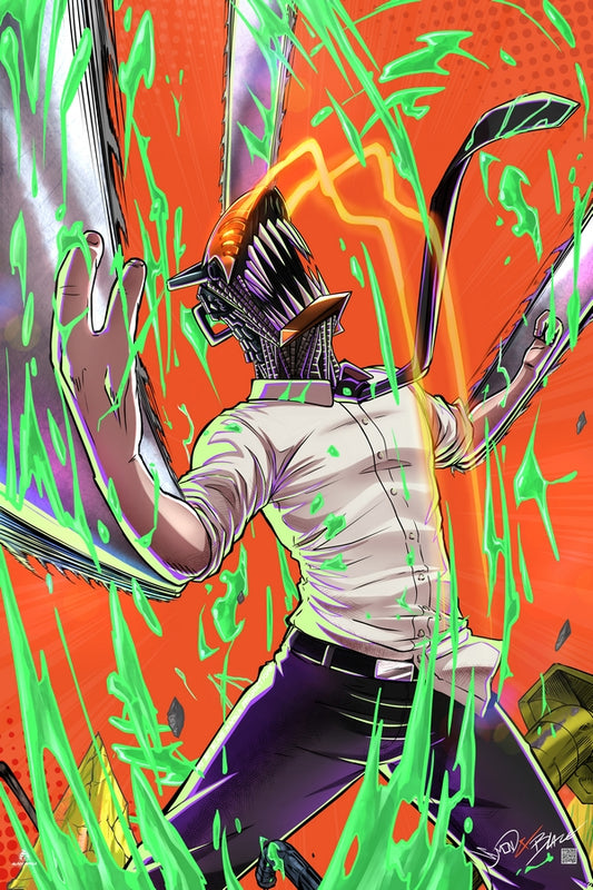 Raging Blades Plexi Glass Wall Art