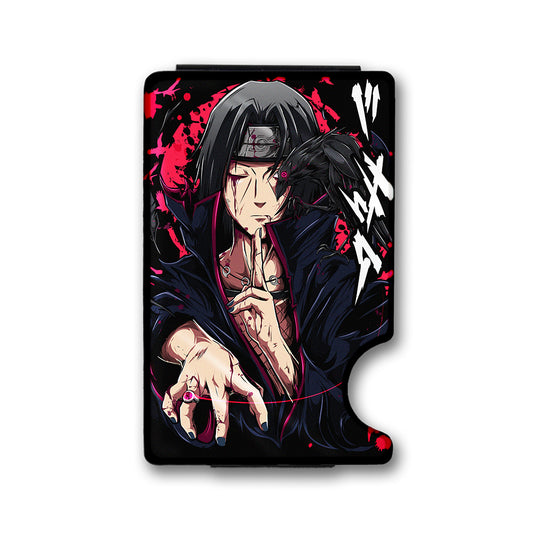 Raven's Eye Plexi Glass Acrylic Backed Metal Wallet