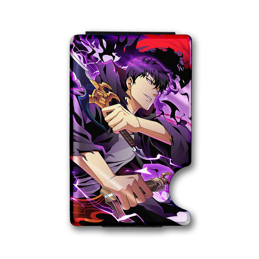 Ready to Level Plexi Glass Acrylic Backed Metal Wallet