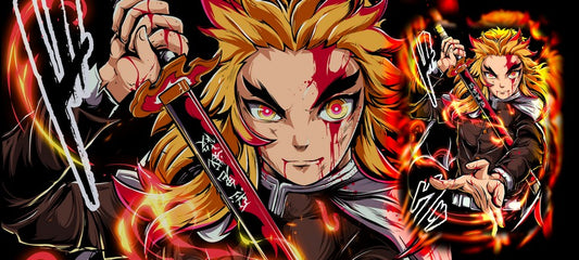 Red Sword Warrior X-Large Mouse Pad