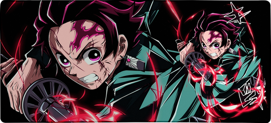 Red Swordsman X-Large Mouse Pad
