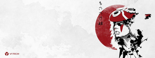 Red Sun Princess X-Large Mouse Pad