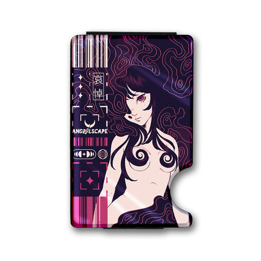 Regret Plexi Glass Acrylic Backed Metal Wallet