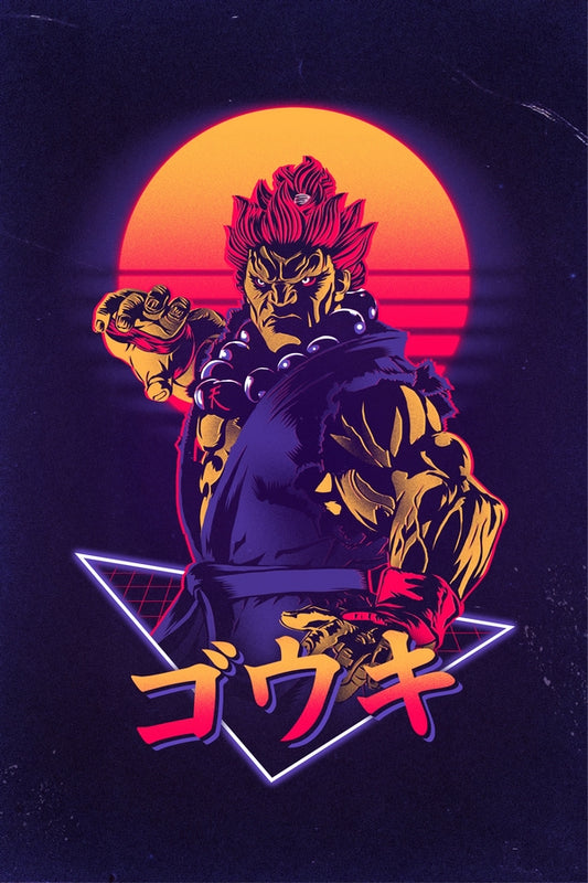 Retro Devil Plexi Glass Wall Art