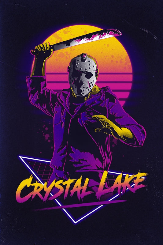 Retro Machete Plexi Glass Wall Art