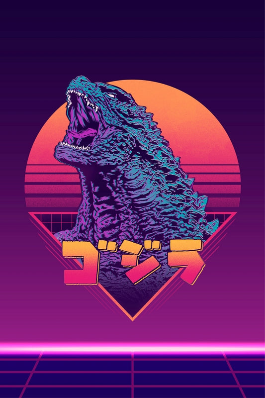 Retro Monster Plexi Glass Wall Art