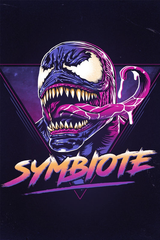 Retro Symbiote Plexi Glass Wall Art