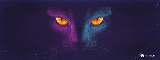Retro Cat X-Large Mouse Pad