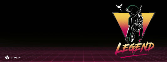 Retro Legendary Hero X-Large Mouse Pad