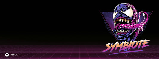 Retro Symbiote X-Large Mouse Pad