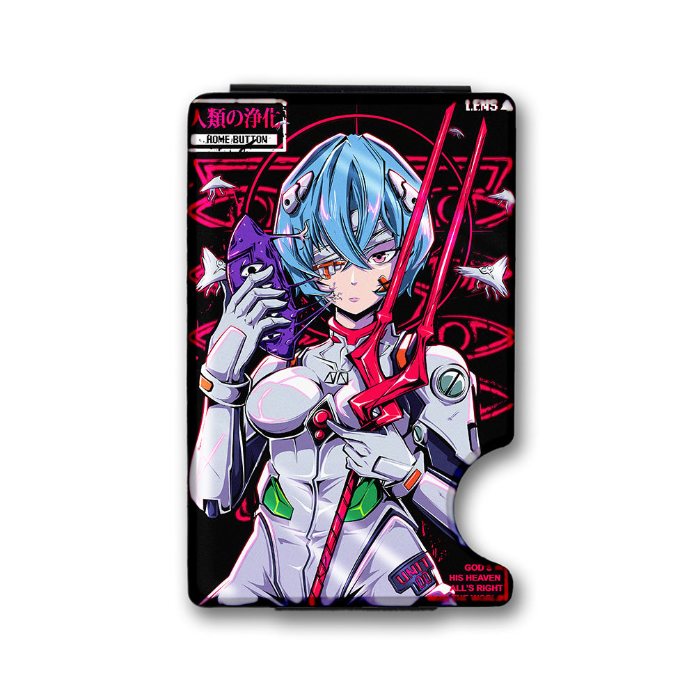 Return Home Plexi Glass Acrylic Backed Metal Wallet