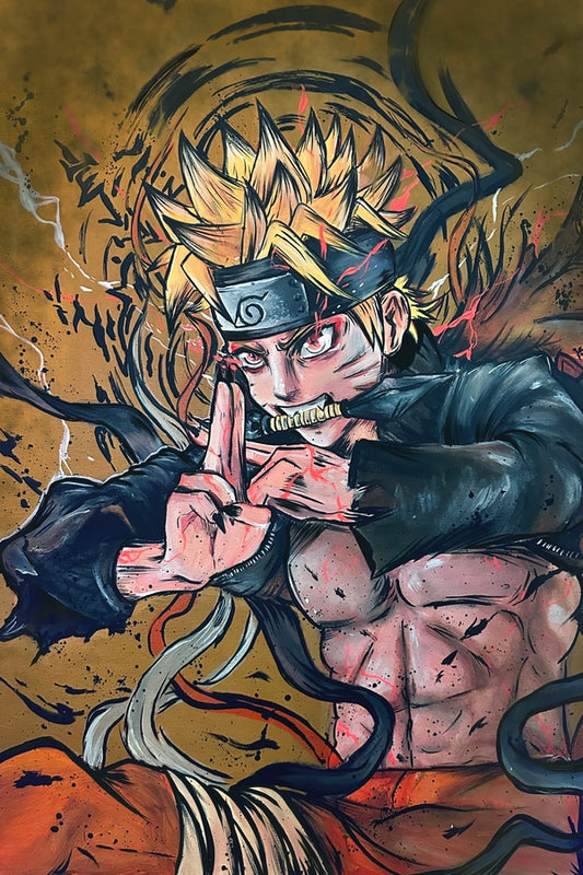 Ripped Ninja Plexi Glass Wall Art