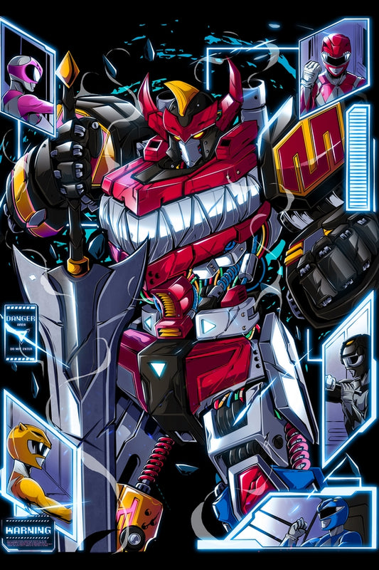 Robo Sword Plexi Glass Wall Art