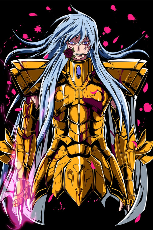 Rose in Mouth Plexi Glass Wall Art