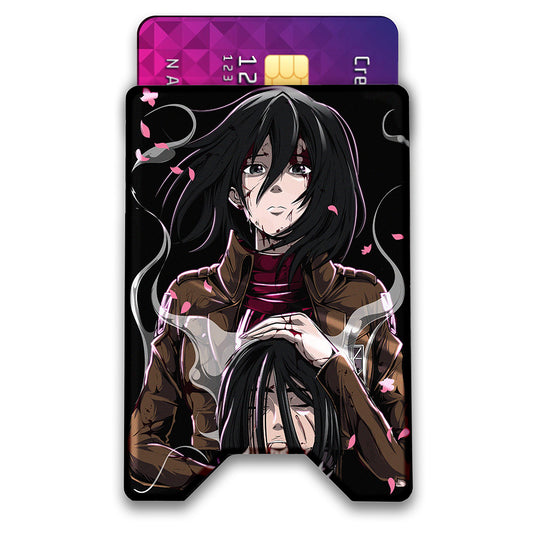 Sakura Tears Plexi Glass Acrylic Backed 3D Printed Ultra Slim and Compact Wallet