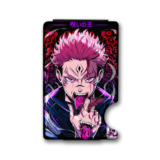 Severed Finger Plexi Glass Acrylic Backed Metal Wallet