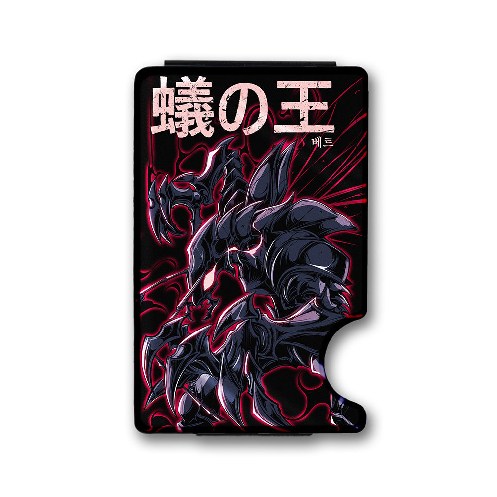 Shadow Beast Plexi Glass Acrylic Backed Metal Wallet