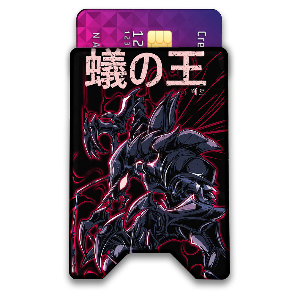 Shadow Beast Plexi Glass Acrylic Backed 3D Printed Ultra Slim and Compact Wallet