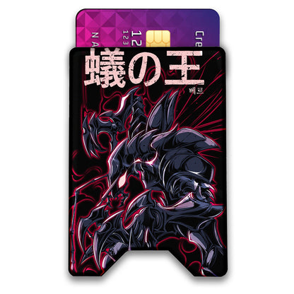 Shadow Beast Plexi Glass Acrylic Backed 3D Printed Ultra Slim and Compact Wallet