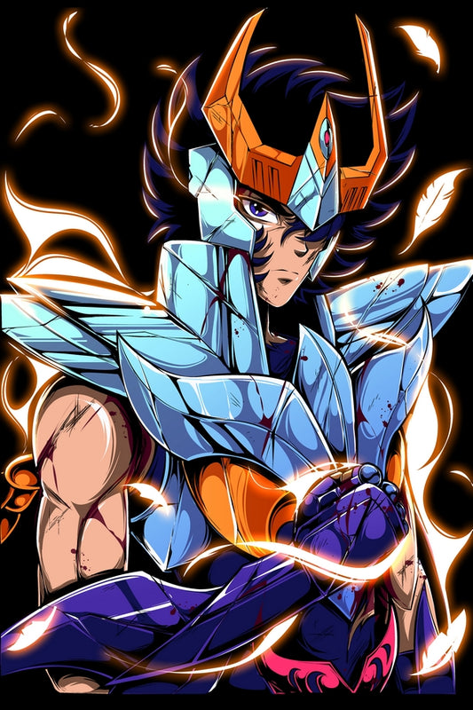 Shielded Warrior Plexi Glass Wall Art