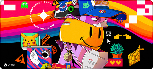 Smiling X-Large Mouse Pad