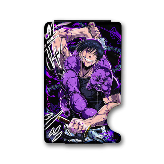 Sorcerer Slayer Plexi Glass Acrylic Backed Metal Wallet