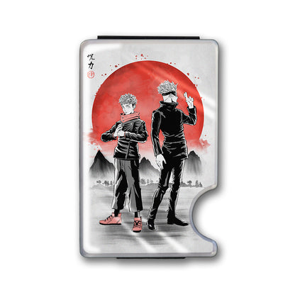 Sorcerers Under the Sun Plexi Glass Acrylic Backed Metal Wallet