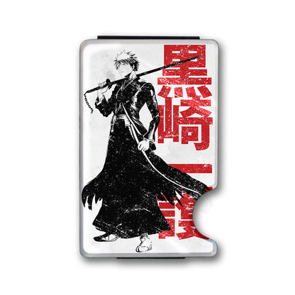 Soul Reaper Plexi Glass Acrylic Backed Metal Wallet