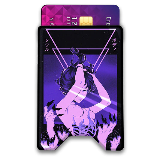 Soul and Body Plexi Glass Acrylic Backed 3D Printed Ultra Slim and Compact Wallet