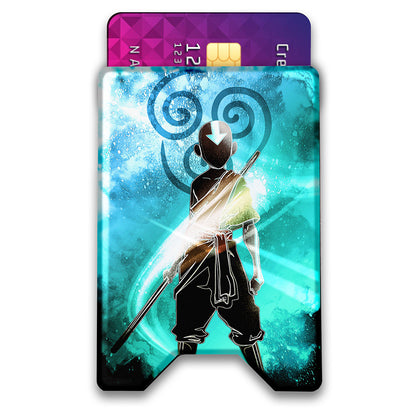 Soul of the Airbender Plexi Glass Acrylic Backed 3D Printed Ultra Slim and Compact Wallet