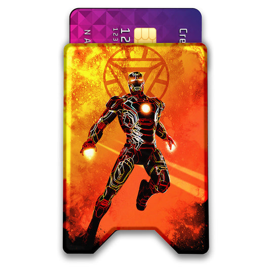 Soul of the Armor Plexi Glass Acrylic Backed 3D Printed Ultra Slim and Compact Wallet