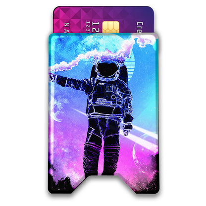 Soul of the Astronaut Plexi Glass Acrylic Backed 3D Printed Ultra Slim and Compact Wallet