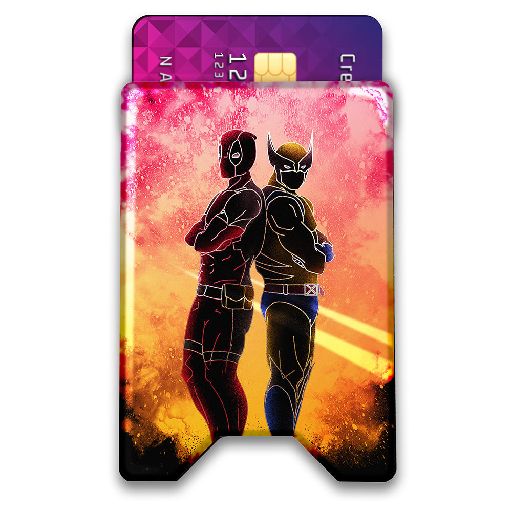 Soul of the Bromance Plexi Glass Acrylic Backed 3D Printed Ultra Slim and Compact Wallet