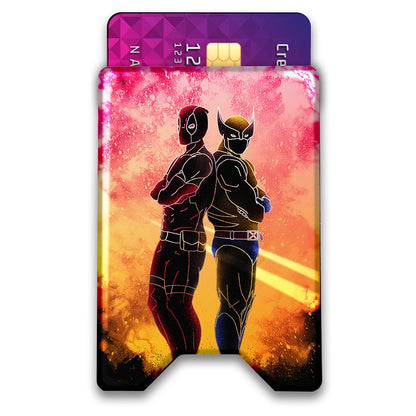 Soul of the Bromance Plexi Glass Acrylic Backed 3D Printed Ultra Slim and Compact Wallet