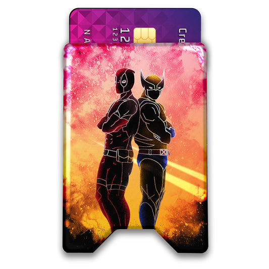 Soul of the Bromance Plexi Glass Acrylic Backed 3D Printed Ultra Slim and Compact Wallet