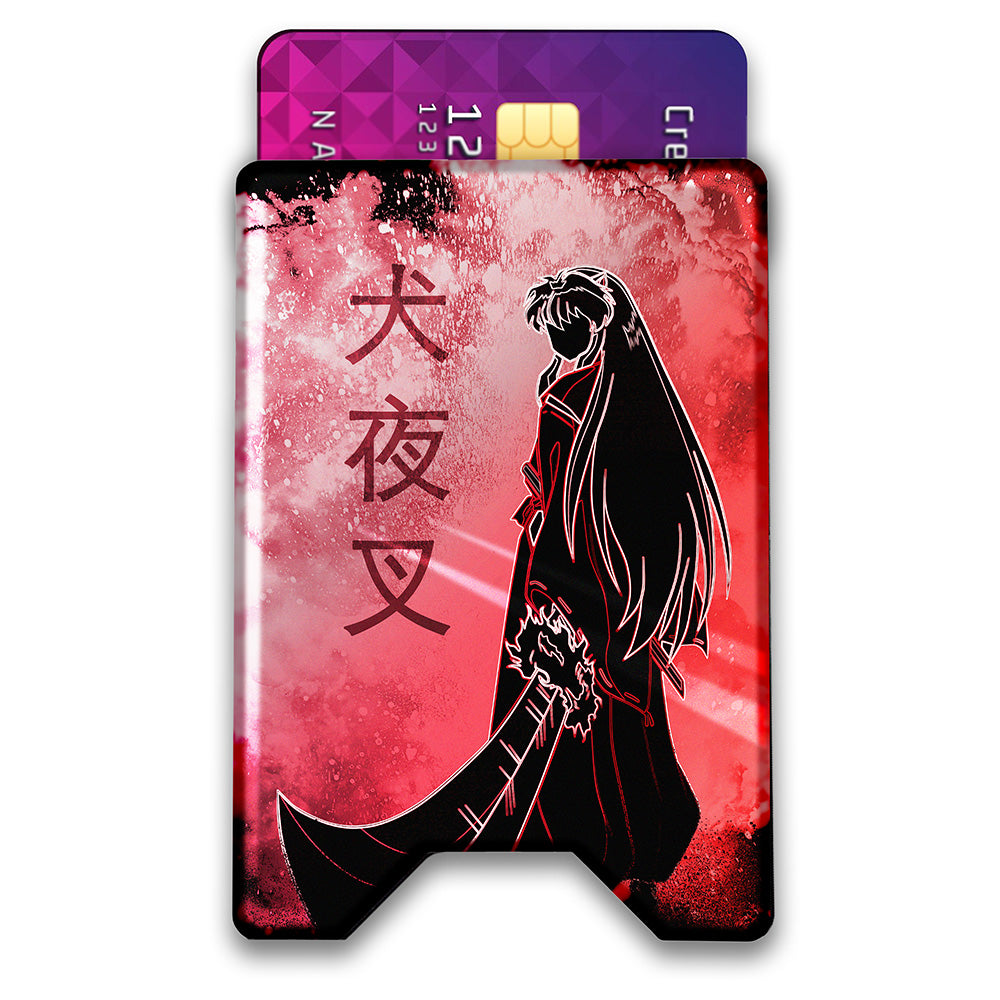 Soul of the Dog Demon Plexi Glass Acrylic Backed 3D Printed Ultra Slim and Compact Wallet