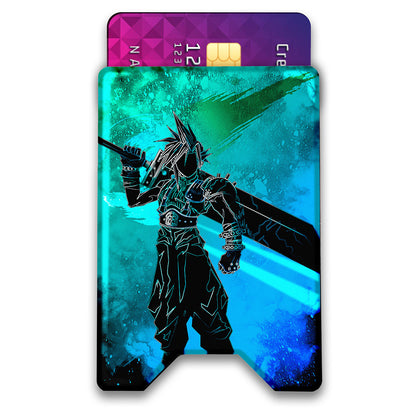 Soul of the Ex Soldier Plexi Glass Acrylic Backed 3D Printed Ultra Slim and Compact Wallet