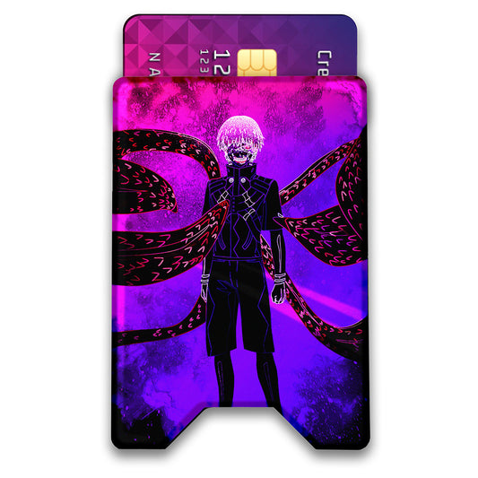 Soul of the Ghoul Plexi Glass Acrylic Backed 3D Printed Ultra Slim and Compact Wallet