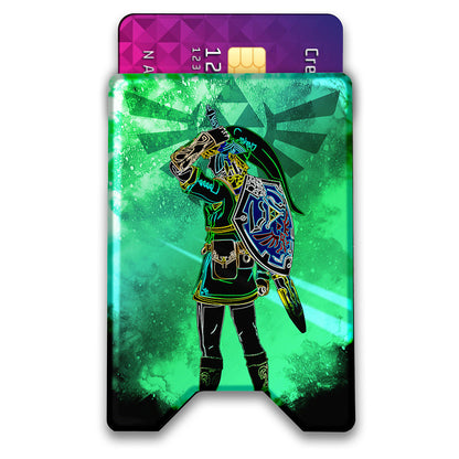 Soul of the Hero Plexi Glass Acrylic Backed 3D Printed Ultra Slim and Compact Wallet